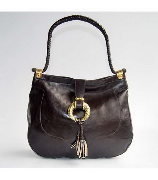 Caffè Leather Hobo Bag